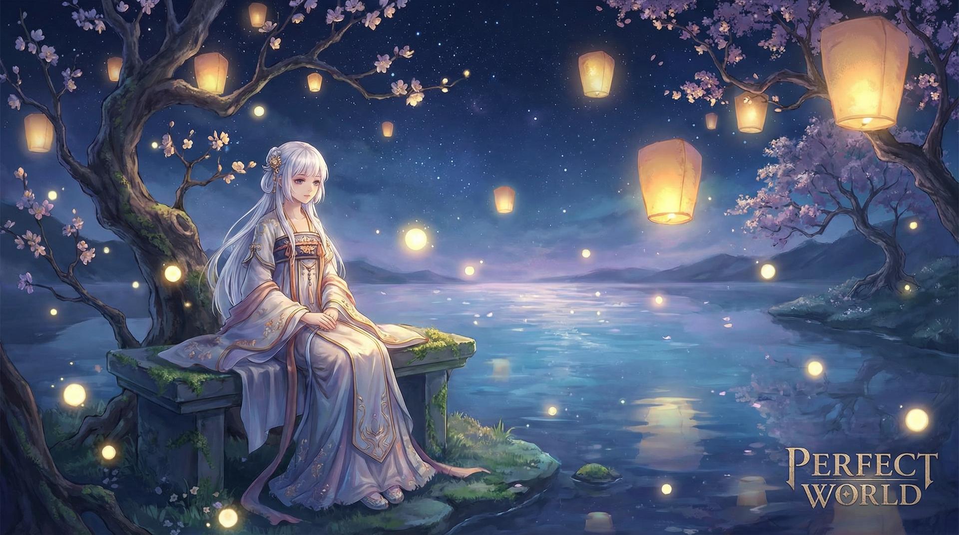 黄片星河湖畔唯美视频